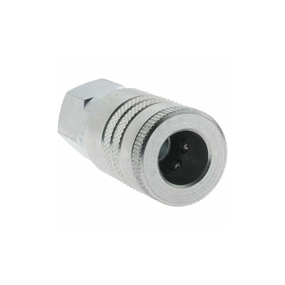 Parker Pneumatic Hose Coupling: 3/8-18, 1/2" Body Dia, Tru-Flate Automotive Interchange - 17E-787