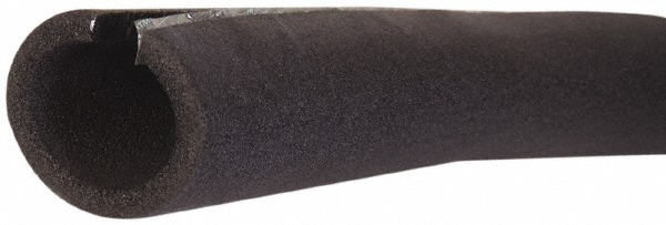 Made in USA 3/8" Thick x 3/4" Pipe x 6' Long, Polyethylene Flexible Pipe Insulation - RUPC01103ASE