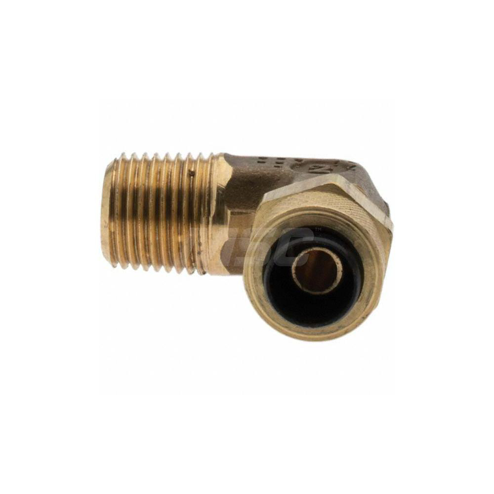 Parker Compression Tube Male Elbow: 1/8-27, 1/4" Tube OD - 11435