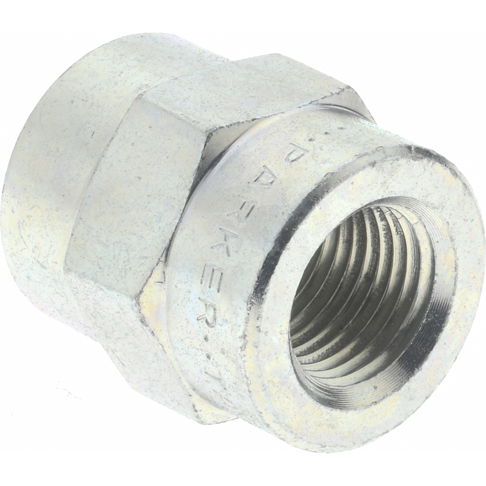 Parker Industrial Pipe Coupling: 1/8" Female Thread, FNPTF - 1/8 GG-S