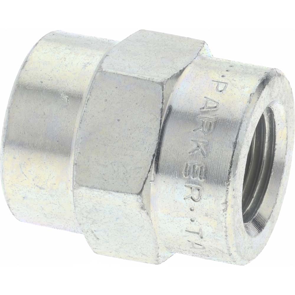Parker Industrial Pipe Coupling: 1/8" Female Thread, FNPTF - 1/8 GG-S
