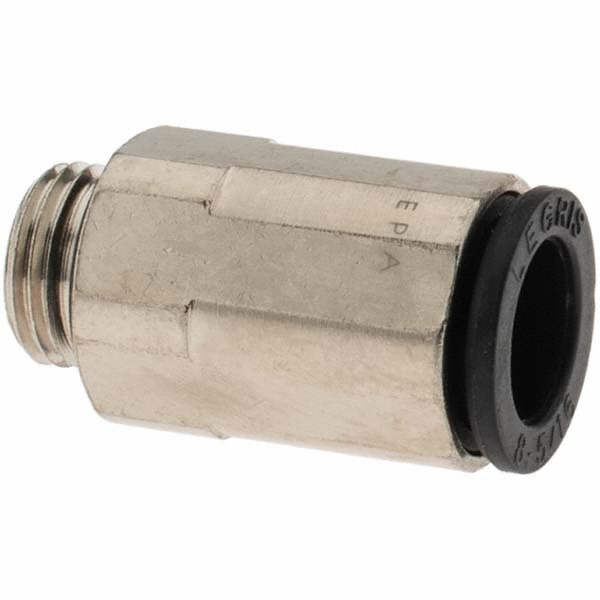 Parker Push-to-Connect Push-to-Connect Fitting: Connector, BSPP, 8.00 mm OD - KP23910