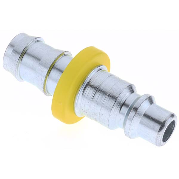 Parker Pneumatic Hose Coupling: 3/8" Body Dia, Industrial Interchange - H6EP
