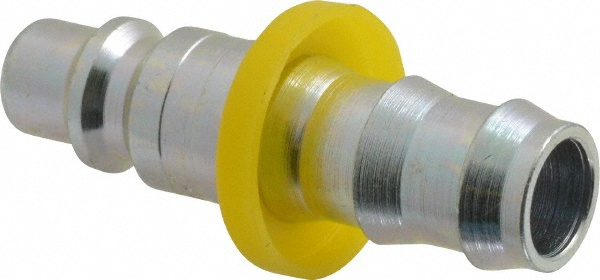Parker Pneumatic Hose Coupling: 3/8" Body Dia, Industrial Interchange - H6EP