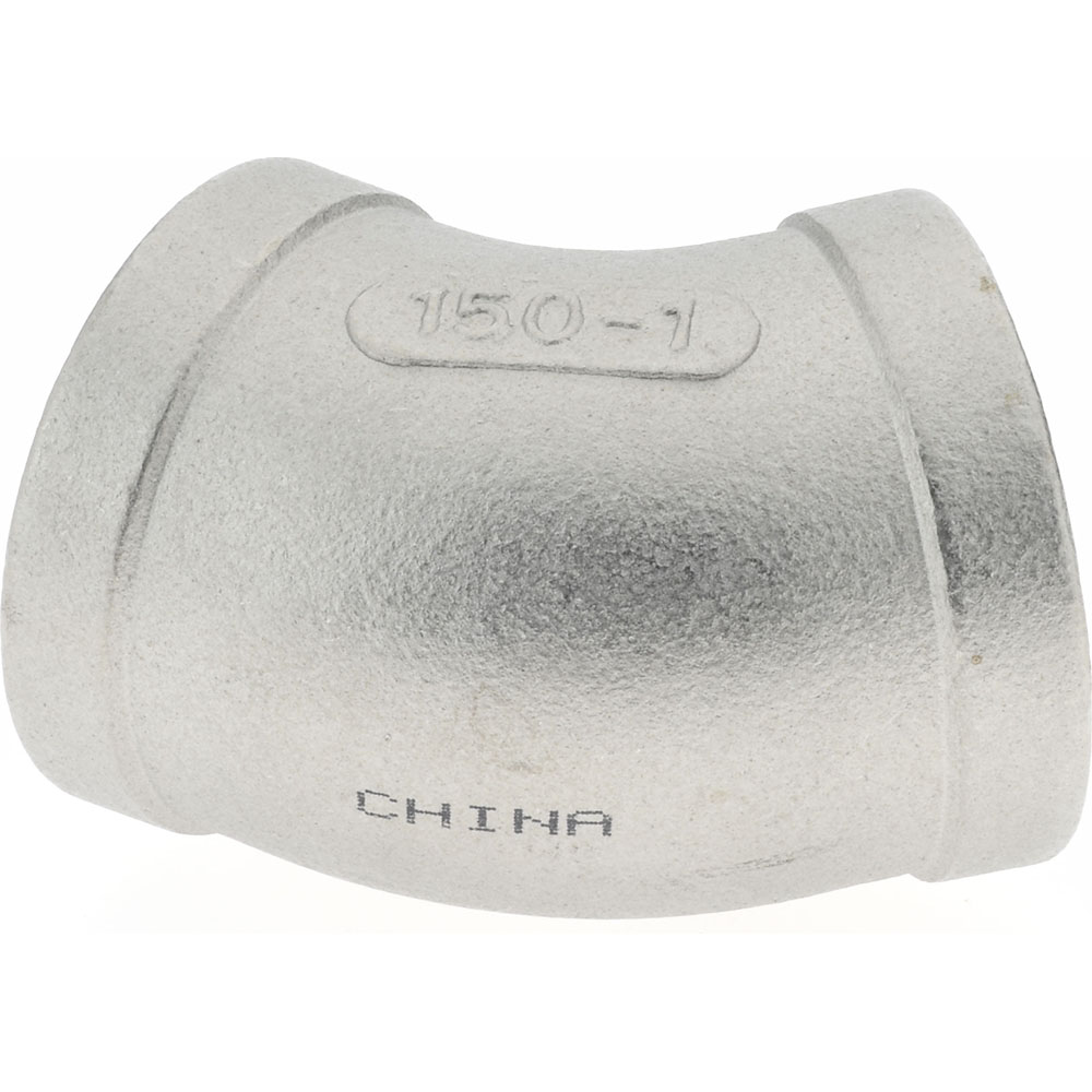 Merit Brass Pipe 45 deg Elbow: 1", 304 Stainless Steel - K402-16
