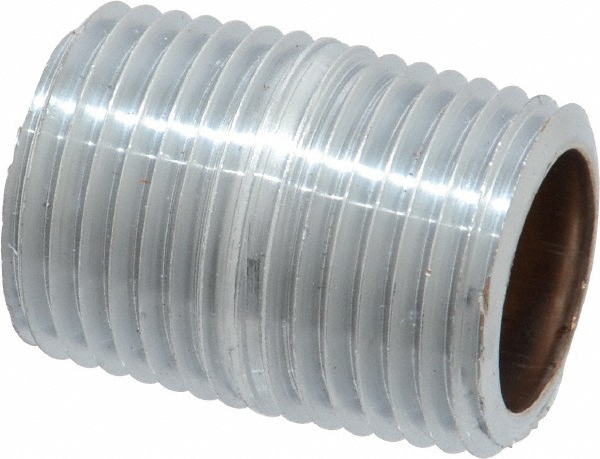 Merit Brass Brass Pipe 90 ° Street Elbow: 1/2" Fitting, Threaded, FNPT x MNPT, Class 125 - C103-08