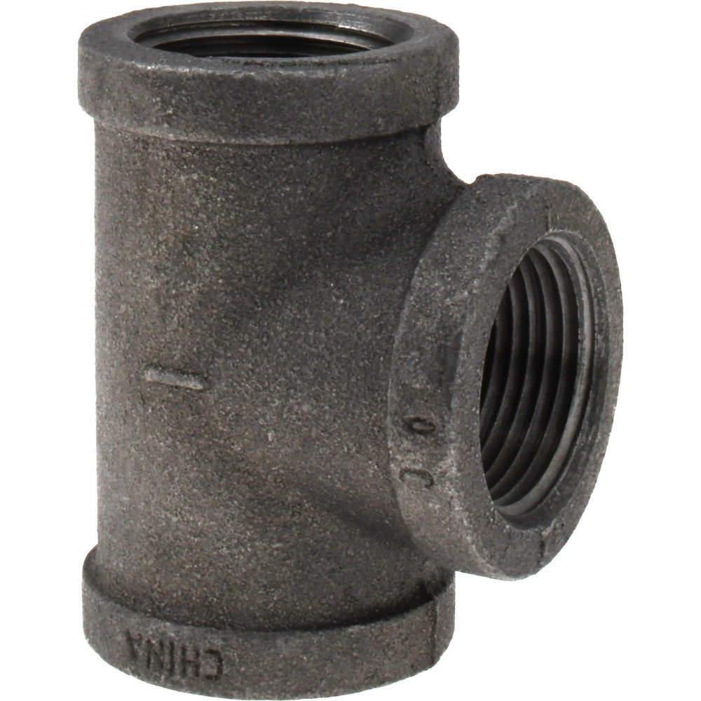 Value Collection Black Pipe Fittings: Tee, 1", Threaded, Malleable Iron - B130 25