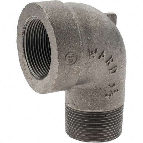 Value Collection Black 90 deg Street Elbow: 1-1/2", Threaded - 13527