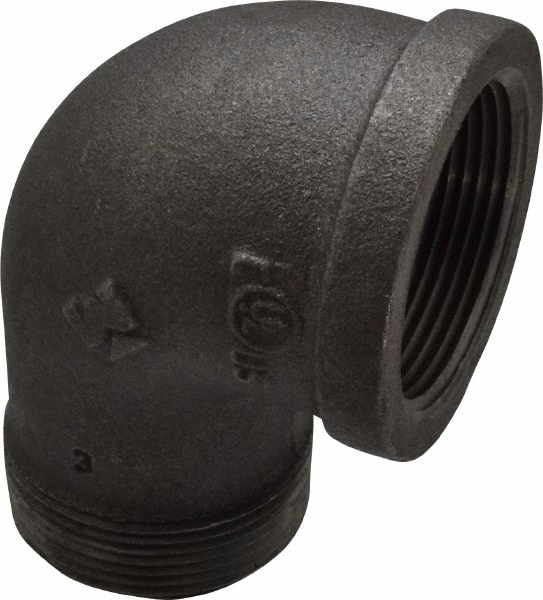 Value Collection Black 90 deg Street Elbow: 1-1/2", Threaded - 13527