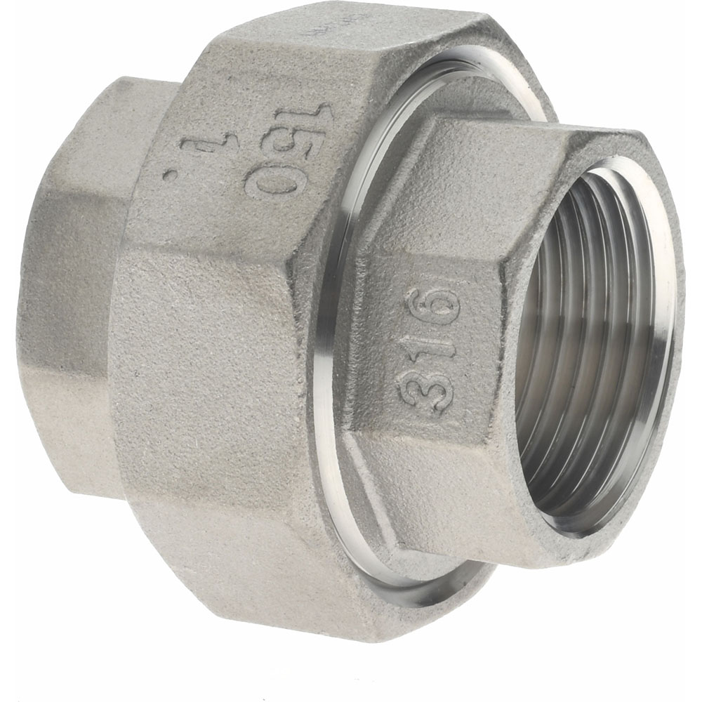 Merit Brass Pipe Union: 1", 316 Stainless Steel - K687-16