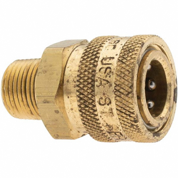 Parker Hydraulic Hose Coupler: 6 mm, 3/8-18 - BST-N3M-787