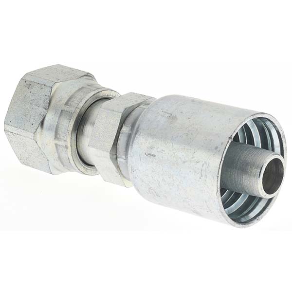 Parker Hydraulic Hose Female Seal-Lok Swivel Short Fitting: 0.5" ID, 8 mm, 5/8" - BD-1JS43-10-8-1