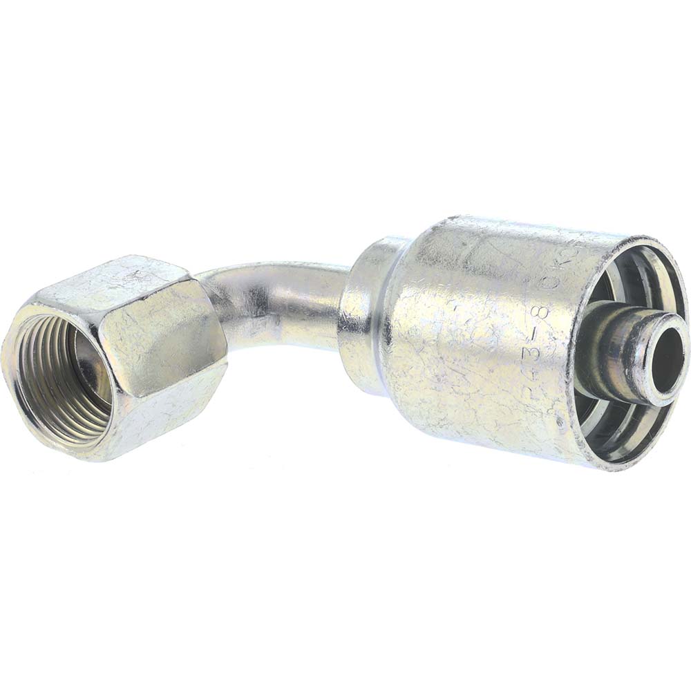 Parker Hydraulic Hose Female Seal-Lok Swivel Short Fitting: 0.5" ID, 8 mm, 5/8" - BD-1JS43-10-8-1