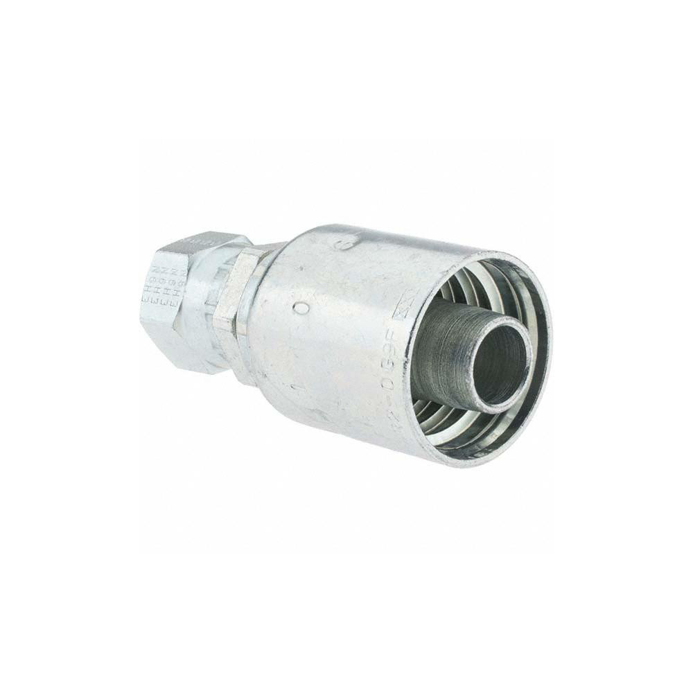 Parker Hydraulic Hose Female JIC 37 ° Swivel Fitting: 0.625" ID, 10 mm, 1/2" - KP81310