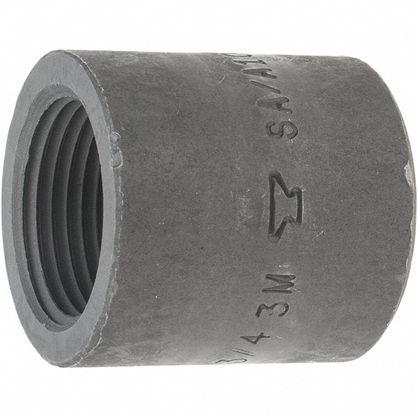 Anvil Black Pipe Fittings: Tee, 3/4", Threaded, Forged Carbon Steel - 0361119803