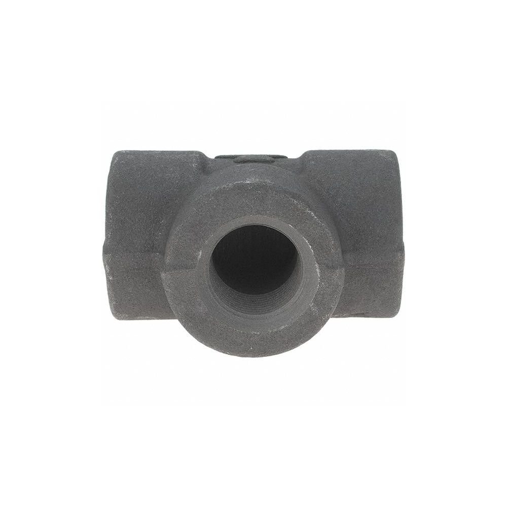 Anvil Black Pipe Fittings: Tee, 3/4", Threaded, Forged Carbon Steel - 0361119803