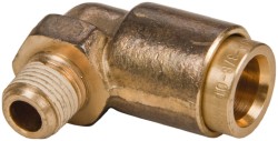 Parker Barbed Hose Fitting: 3/4-16" x 1/2" ID Hose, Elbow - 1695HB-8-8