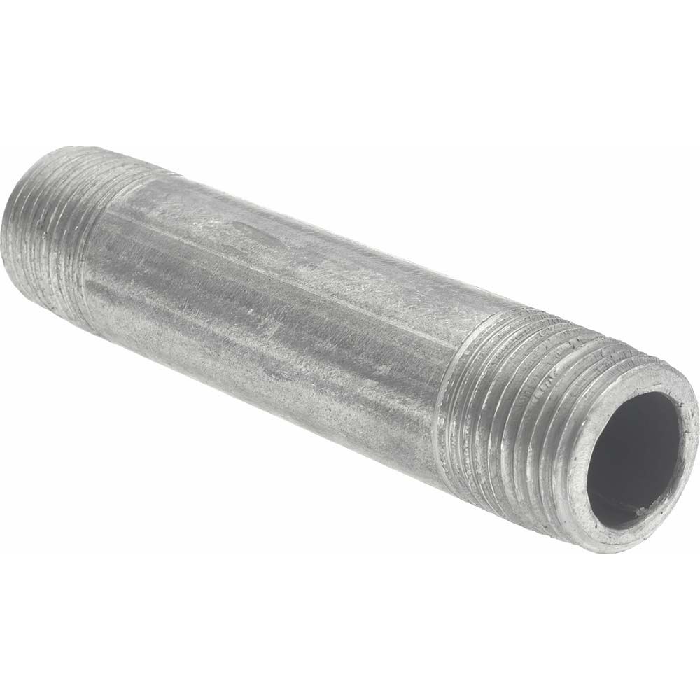 Value Collection Black Pipe Nipple: 3/8" Dia x 3" Long, Schedule 40 - MSCNB03030