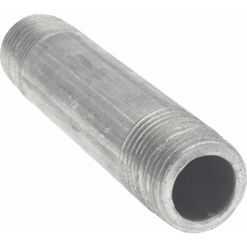 Value Collection Black Pipe Nipple: 3/8" Dia x 3" Long, Schedule 40 - MSCNB03030