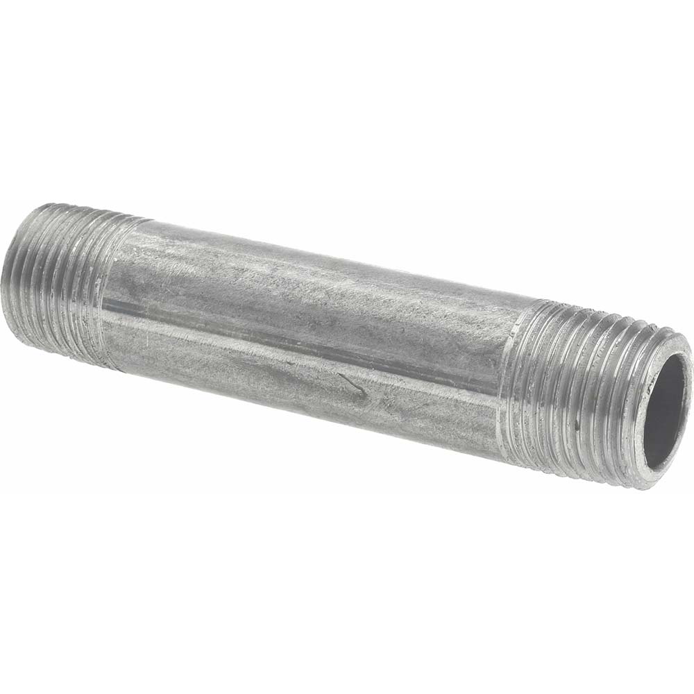 Value Collection Black Pipe Nipple: 3/8" Dia x 3" Long, Schedule 40 - MSCNB03030
