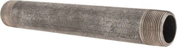 Value Collection Black Pipe Nipple: 1-1/4" Dia, Schedule 80 - 586-001XSBC