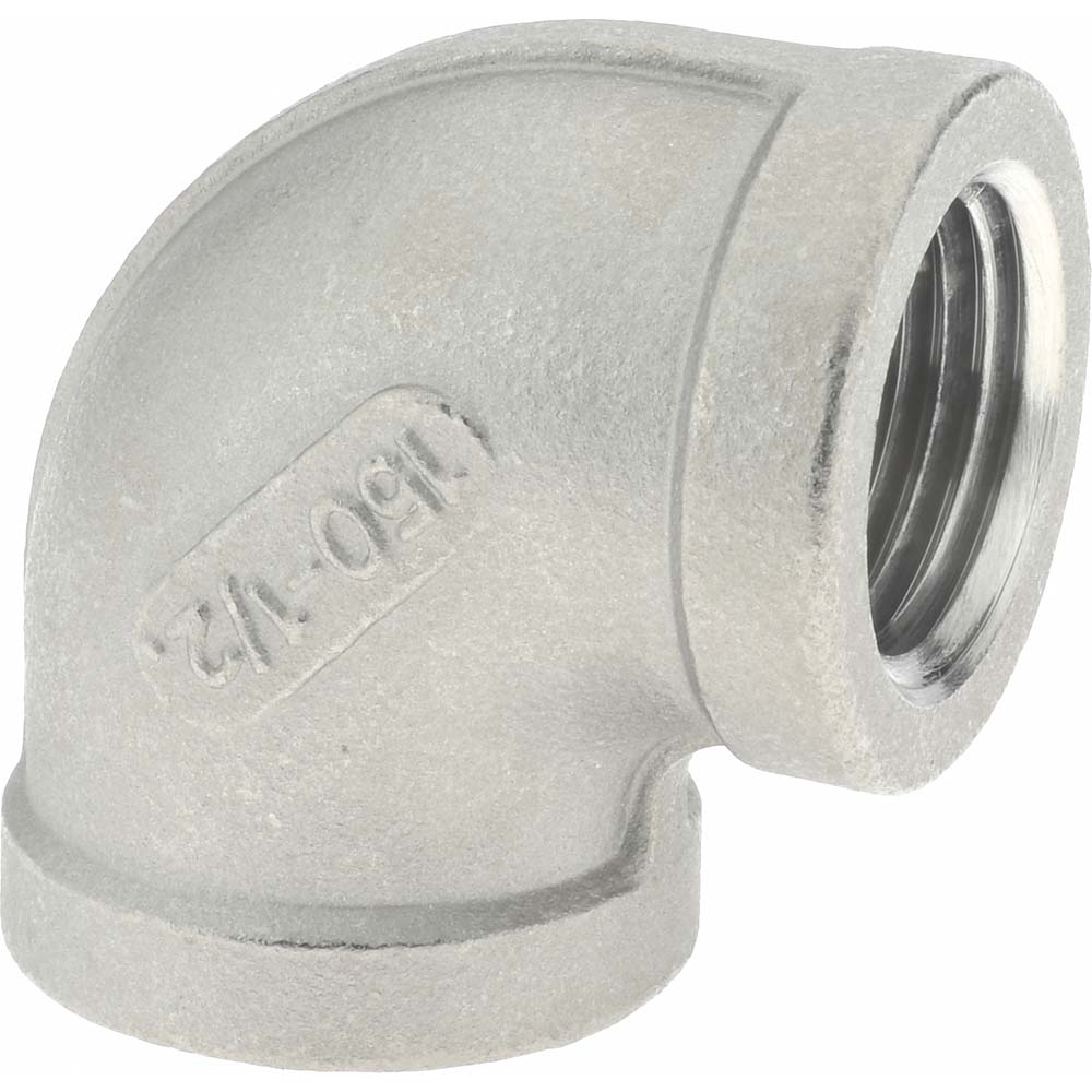 Merit Brass Pipe Tee: 1/2", 316 Stainless Steel - K606-08