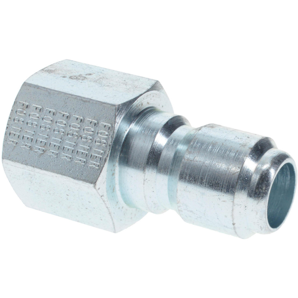 Parker Pneumatic Hose Coupling: 1/4-18, 3/8" Body Dia, Industrial Interchange - 24C