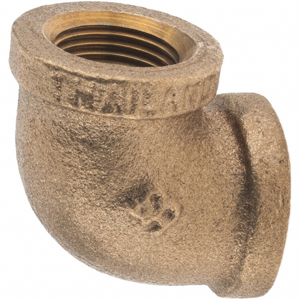 Merit Brass Brass Pipe Tee: 1/2" Fitting, Threaded, FBSPT x FBSPT x FBSPT, Class 125 - XB106-08