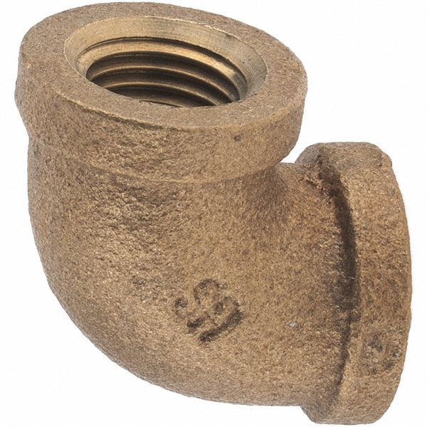 Merit Brass Brass Pipe Tee: 1/2" Fitting, Threaded, FBSPT x FBSPT x FBSPT, Class 125 - XB106-08