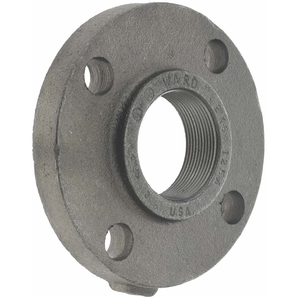 Anvil 3" Pipe, 7-1/2" OD, 1-3/16" Hub Length, Iron Threaded Pipe Flange - 0308003201