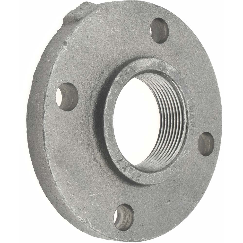 Anvil 3" Pipe, 7-1/2" OD, 1-3/16" Hub Length, Iron Threaded Pipe Flange - 0308003201
