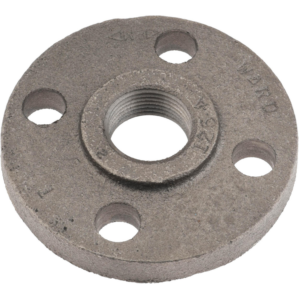 Anvil 3" Pipe, 7-1/2" OD, 1-3/16" Hub Length, Iron Threaded Pipe Flange - 0308003201