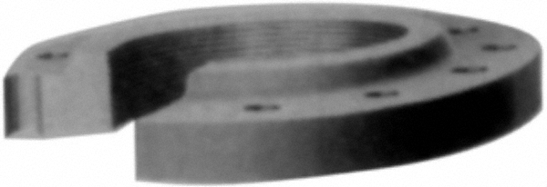 Anvil 3" Pipe, 7-1/2" OD, 1-3/16" Hub Length, Iron Threaded Pipe Flange - 0308003201
