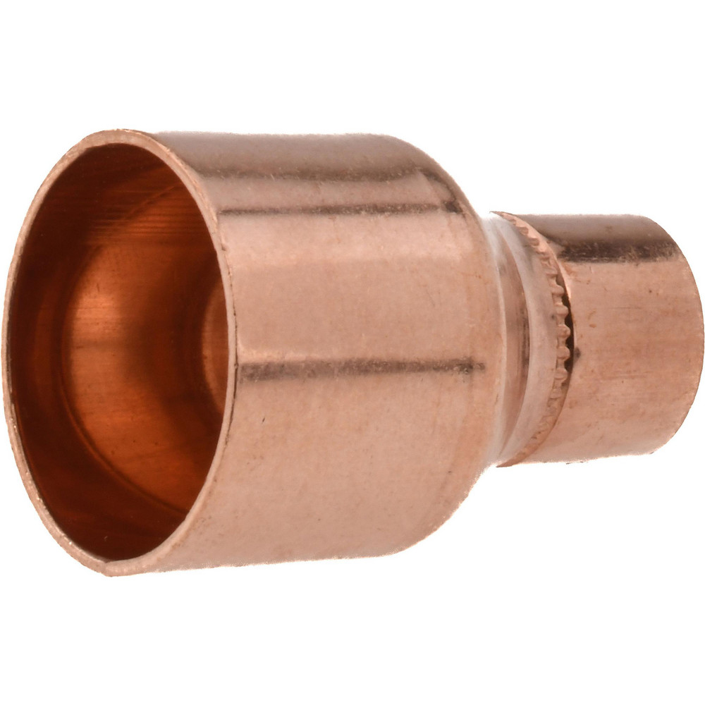 Mueller Industries Wrot Copper Pipe Tee: 1" x 1" x 1/2" Fitting, C x C x C, Solder Joint - W 04051