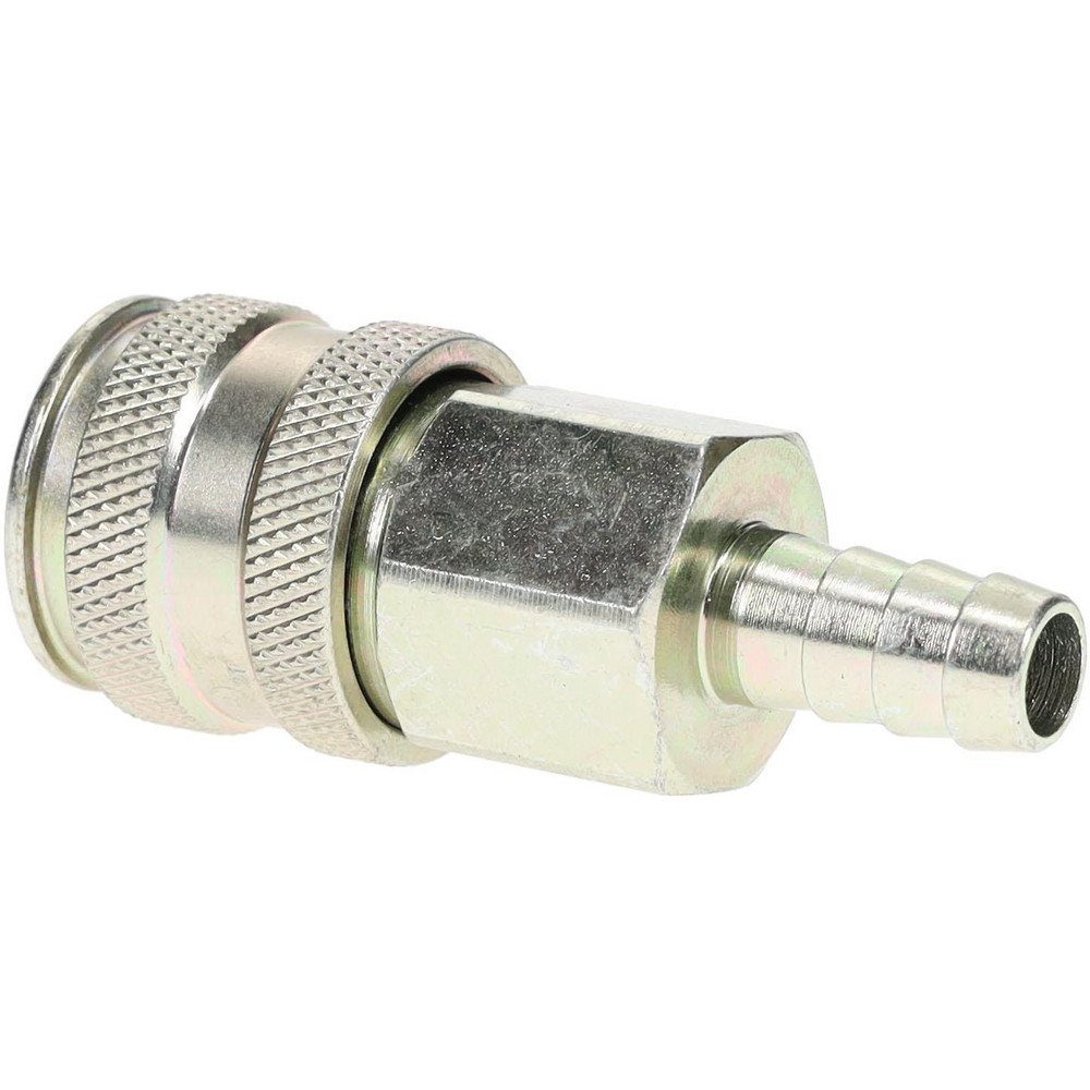 Coilhose Pneumatics Pneumatic Hose Coupling: 1/4" Thread, 1/4" Body Dia, Industrial Interchange - 15-04BS