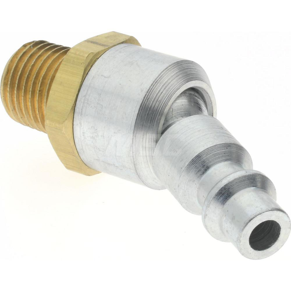 Coilhose Pneumatics Pneumatic Hose Coupling: 1/4" Thread, 1/4" Body Dia, Industrial Interchange - 15-04BS