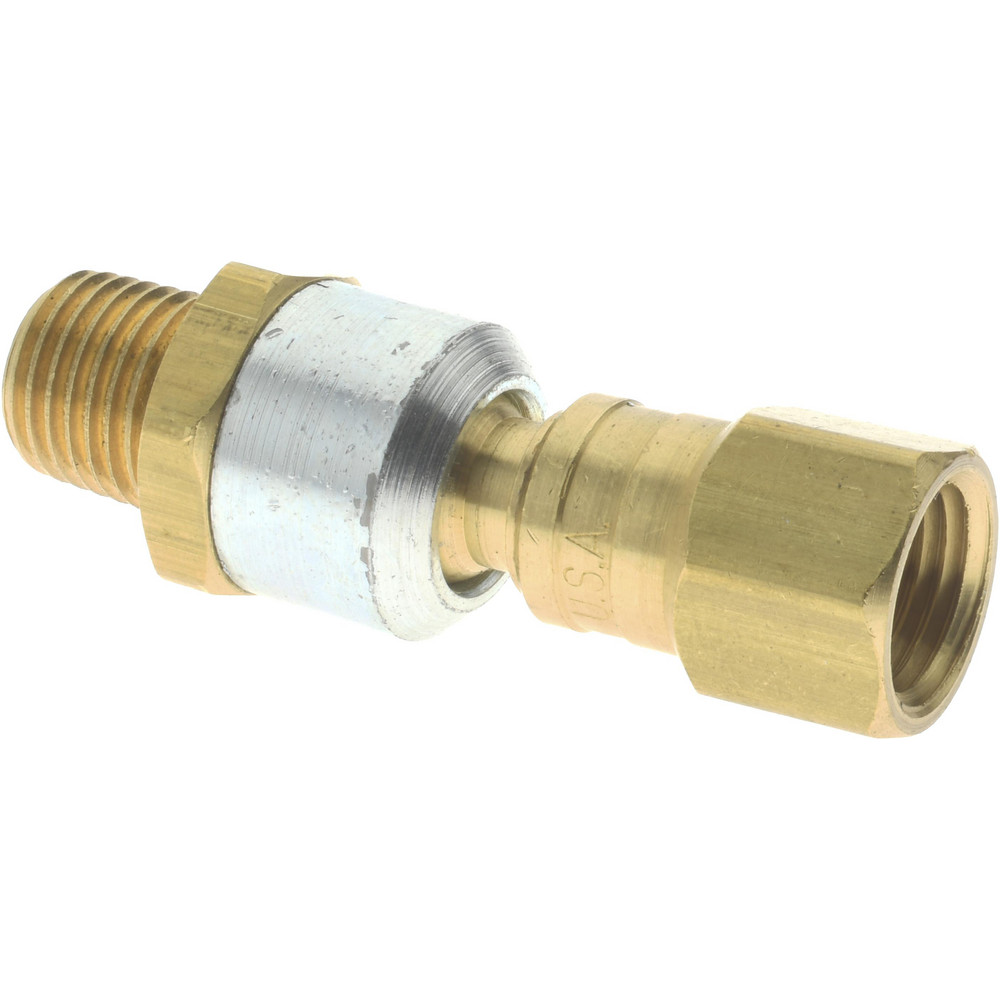 Coilhose Pneumatics Pneumatic Hose Coupling: 1/4" Thread, 1/4" Body Dia, Industrial Interchange - 15-04BS