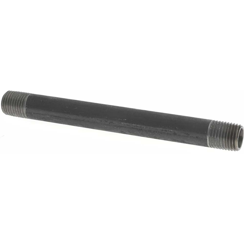 Value Collection Black Pipe Nipple: 1/4" Dia x 5" Long, Schedule 80 - XNB02050