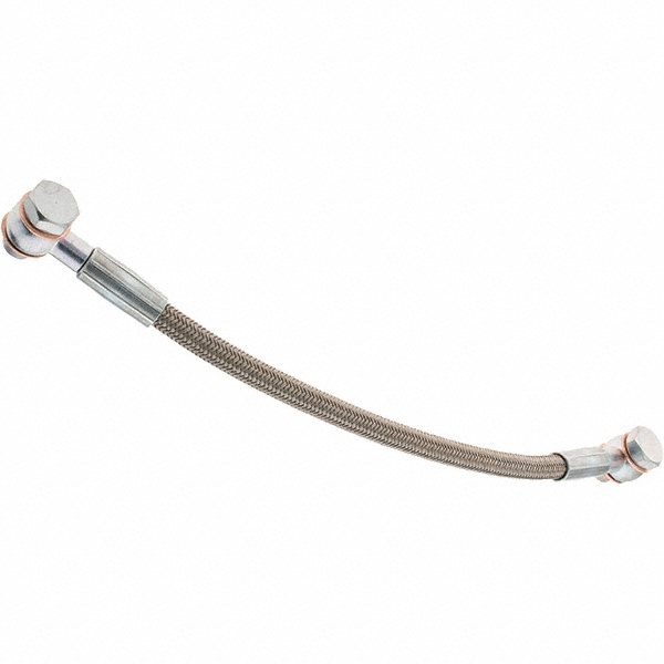 Parker Hydraulic Hose Swivel Fitting: 0.5" ID, 8 mm, 1/2-14 - KP84364