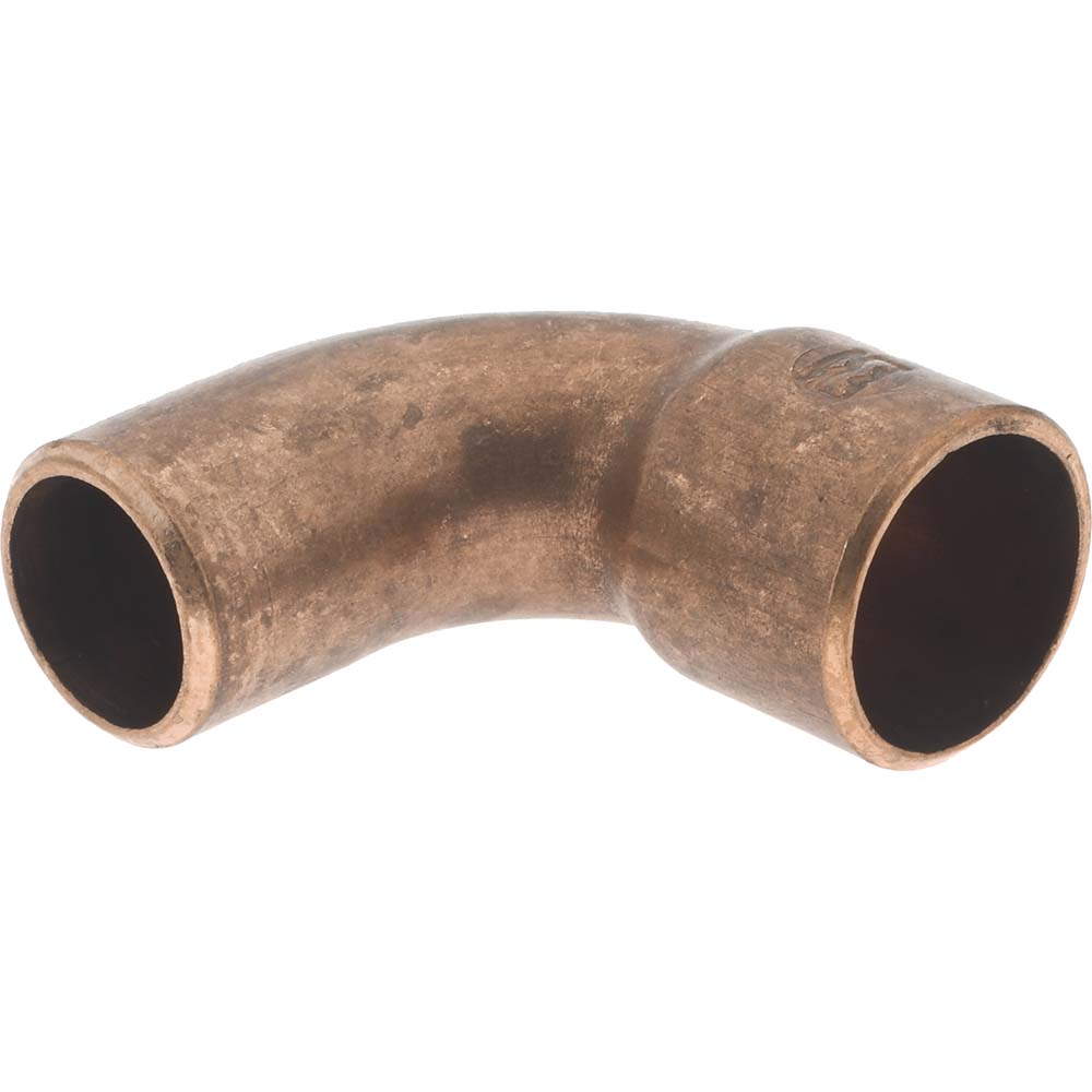 Mueller Industries Wrot Copper Pipe Reducer: 1/4" x 1/8" Fitting, FTG x C, Solder Joint - W 01306