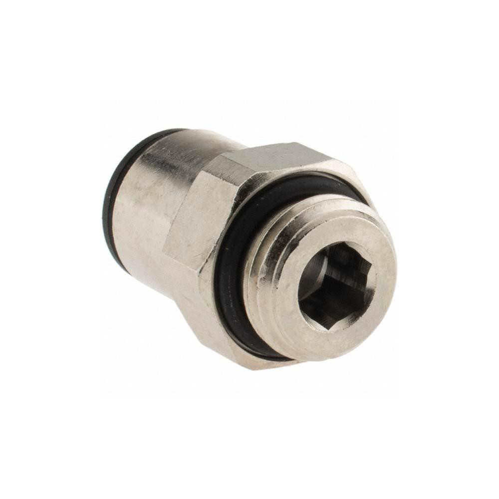Parker Push-to-Connect Push-to-Connect Fitting: Connector, BSPP, 8.00 mm OD - KP23911