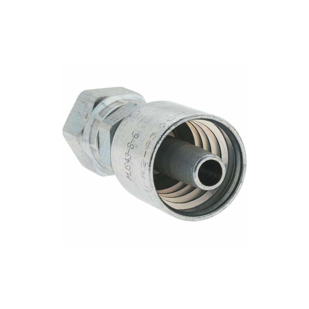 Parker Hydraulic Hose Female Seal-Lok Swivel Short Fitting: 0.375" ID, 6 mm, 1/2" - KP80037