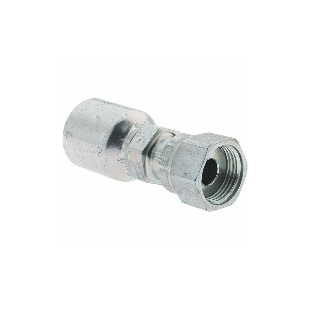 Parker Hydraulic Hose Female Seal-Lok Swivel Short Fitting: 0.375" ID, 6 mm, 1/2" - KP80037