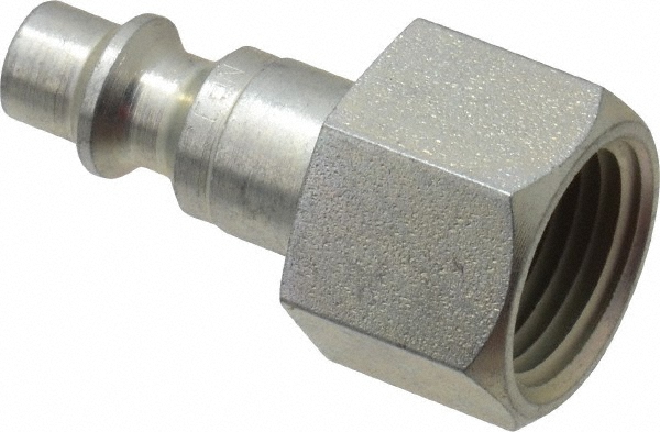CEJN Pneumatic Hose Coupling: 3/8" Thread, 1/4" Body Dia, Industrial Interchange - 10 310 2404