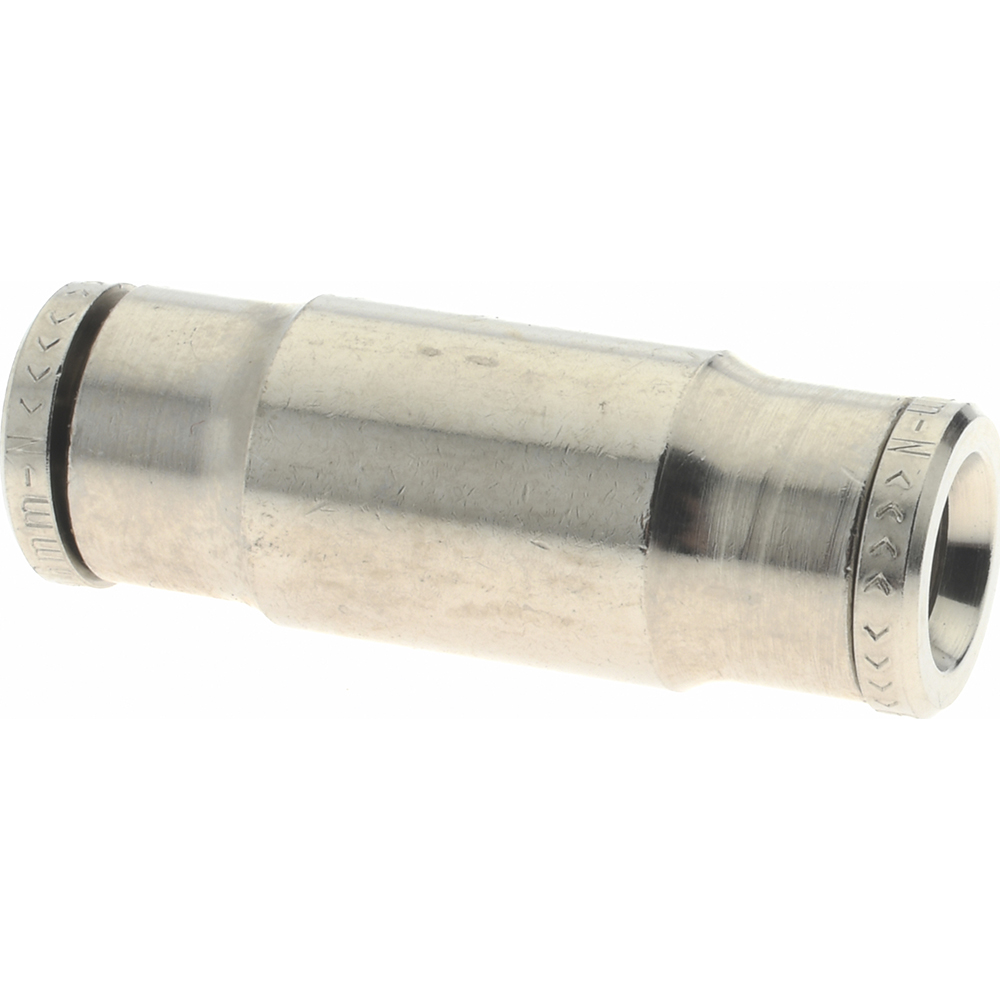 Norgren Push-to-Connect Tube x Tube Fitting: Straight Connector, 6.00 mm OD - 100200600
