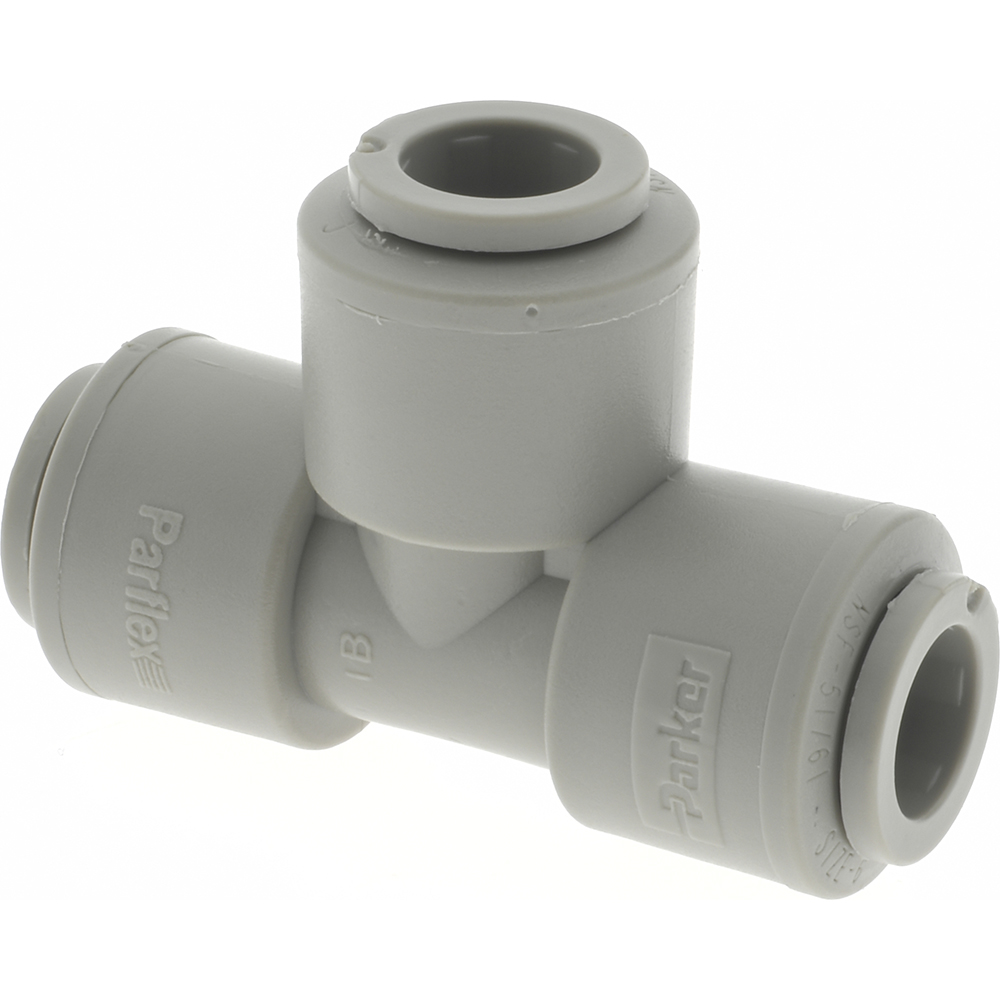 Parker Push-to-Connect Push-to-Connect x Push-to-Connect Fitting: Union Tee, 3/8" OD - PP6TU6