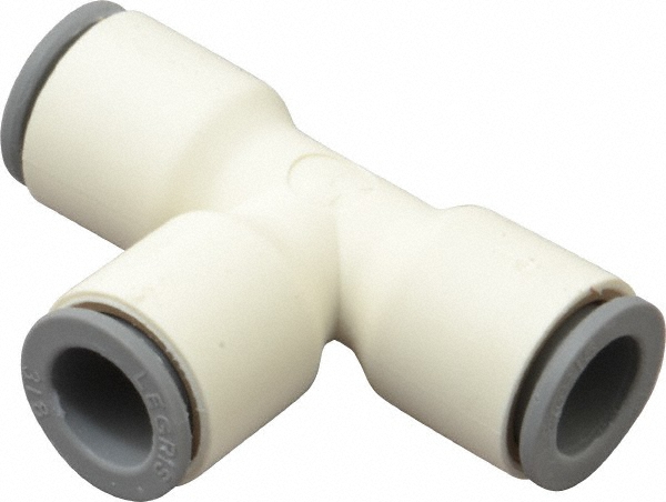 Parker Push-to-Connect Push-to-Connect x Push-to-Connect Fitting: Union Tee, 3/8" OD - PP6TU6
