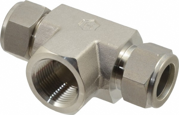 Ham-Let Compression Tube Connector: 3/4" Tube OD, Compression x FNPT - 3001811