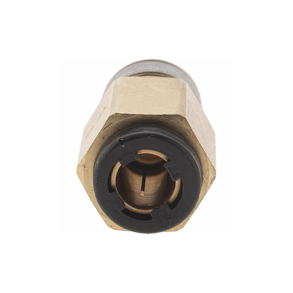 Parker Push-to-Connect Tube x MNPT x Tube x Male Fitting: Connector, NPT, 3/16" OD - BD-LG1014