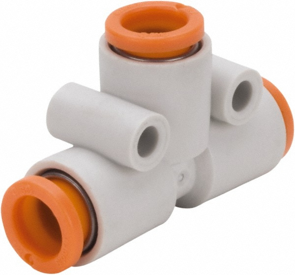 Legris Push-to-Connect Fitting: Male Branch Tee, NPT, 3/8" OD - 3108 60 22